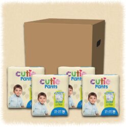Cutie Boys 2T/3T Refastenable Potty Training Pants, Hypoallergenic with Skin Smart, 104 Count - 3