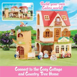 Calico Critters Country Tree School Playset - Collectible Dollhouse Toy - Cultivate Curiosity & Playful Learning, Multi - 7