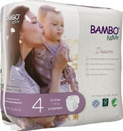 Bambo Nature Premium Baby Diapers (SIZES 0 TO 6 AVAILABLE), Size 4, 324 Count - 2