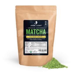 Jade Leaf Matcha Organic Green Tea Powder, Culinary Grade, Farm Direct Second Harvest for Blending and Cooking - Authentically Japanese (1 Pound Pouch) - 1