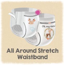 Cutie Girls 4T/5T Refastenable Potty Training Pants, Hypoallergenic with Skin Smart, 76 Count - 5