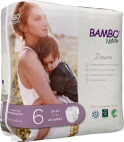 Bambo Nature Premium Eco-friendly Baby Diapers, Size 6 (35+ Lbs), 144 Count (6 Packs Of 24) - 2
