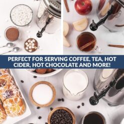Homecraft Quick-Brewing 1000-Watt Automatic 30-Cup Coffee Urn - Stainless Steel - 4