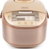 Aroma Housewares ARC-6106 Aroma Professional 6 Cups Uncooked Rice, Slow Cooker, Food Steamer, MultiCooker, Champagne