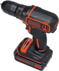BLACK+DECKER 20V MAX Cordless Drill Driver (BDCDD120C),Pack of 1