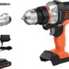 BLACK+DECKER 20V MAX Matrix Cordless Drill Combo Kit, 2-Tool (BDCDMT120IA)
