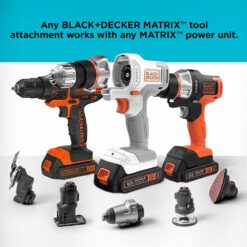 BLACK+DECKER 20V MAX Matrix Cordless Drill Combo Kit, 2-Tool (BDCDMT120IA)