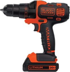 BLACK+DECKER 20V MAX Matrix Cordless Drill Driver (BDCDMT120C), Drill Kit (Orange)