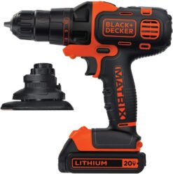 BLACK+DECKER 20V MAX Matrix Cordless Drill Driver (BDCDMT120C), Drill Kit (Orange)
