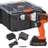 BLACK+DECKER MATRIX 20V MAX Drill Kit with Storage Case (BDCDMT120CSTFF)