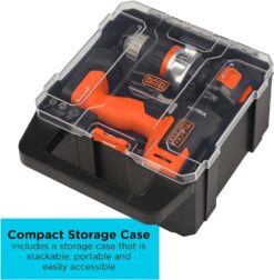 BLACK+DECKER MATRIX 20V MAX Drill Kit with Storage Case (BDCDMT120CSTFF)