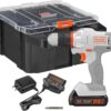 BLACK+DECKER MATRIX 20V MAX Drill Kit with Storage Case (BDCDMT120WCSTFF)
