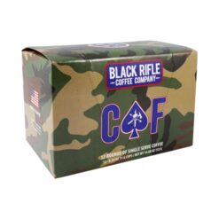 Black Rifle Coffee Company CAF, Medium Roast Coffee Pods with 2X the Caffeine, 50 Single Serve Coffee Pods