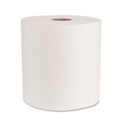 Boardwalk BWK17GREEN 8 in. x 800 ft. 1-Ply Green Universal Roll Towels - Natural White (6 Rolls/Carton)