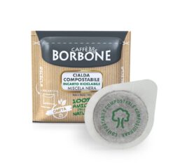 Caffe Borbone 150 Single Served Espresso Coffee Pods, Black Blend with Intensed and Marked Flavour, Roasted and Freshly Packaged in Italy