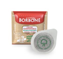 Caffe Borbone 150 Single Served Espresso Coffee Pods, Red Blend, Creamy Espresso with Deliciously Persistent Flavor, Roasted and Freshly Packaged in Italy