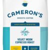 Cameron's Coffee Roasted Whole Bean Coffee, Velvet Moon Espresso Roast, 28 Ounce, (Pack of 1)