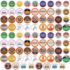 Coffee Pods Variety Pack Sampler, Assorted Single Serve Coffee for Keurig K Cups Coffee Makers, 2 Each of 40 Unique Coffees, Great Coffee Gifts, 80 Count