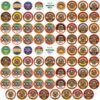 Crazy Cups Decaf Flavored Coffee Variety Pack, Great Mix of Decaffeinated Coffee Pods Compatible with all Keurig K Cups Brewers, Huge 80 Pack