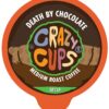 Crazy Cups Decaf Flavored Hot or Iced Coffee, for the Keurig K Cups 2.0 Brewers, Death By Chocolate, 80 Count