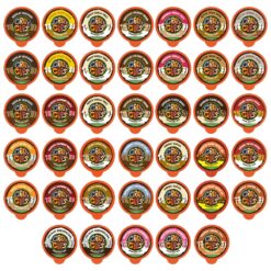 Crazy Cups Flavored Decaf Variety Pack. Hot or Iced Coffee, Flavored Decaf Coffee for Keurig K Cups Machines, Decaffeinated Coffee in Recyclable Pods, 80 Count