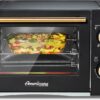 Elite Gourmet Americana ETO1200B Vintage Diner 50’s Retro Countertop Toaster Oven, 1300W, Bake, Broil, Toast, with Temperature Control & Adjustable 60-Minute Timer, Fits 9” Pizza, 4 Slice,
