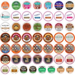 Flavored Coffee Pods Variety Pack - Single Serve Cups for All Keurig K Cups Coffee Makers - Premium Selection, 100 Count