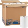 Georgia-Pacific Blue Basic Paper Towel Rolls by PRO , White, 28706, 350 Feet Per Roll, 12 Rolls Per Case
