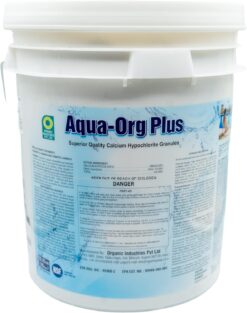 Granular Calcium Hypochlorite 65% Pool Shock for Swimming Pools, Spas and Hot Tubs (55 Pound)