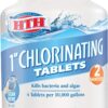 HTH 42031 1" Chlorinating Tablets Swimming Pool Chlorine, 5 lbs