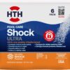HTH 52040B Swimming Pool Care Shock Ultra, Swimming Pool Chemical, Cal Hypo Formula, 1lb (Pack of 6)