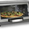 Hamilton Beach 6 Slice Convection Toaster Oven With Easy Reach Roll-Top Door, Bake, Broil & Toast Functions, Auto Shutoff, Silver (31123DA)