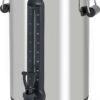 Homecraft 100-Cup Coffee Urn and Hot Beverage Dispenser with Dripless Faucet, Quick-Brewing, Stainless Steel