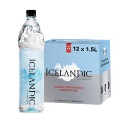 Icelandic Glacial Natural Spring Alkaline Water, 50.7 Fl Oz (Pack of 12)