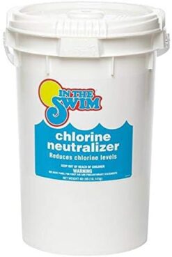 In The Swim Chlorine Neutralizer for Swimming Pools - Quickly Reduces Chlorine Sanitizer Levels - 90% Sodium Thiosulfate - 40 Pounds