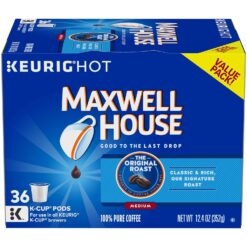 Maxwell House Original Medium Roast K-Cup Coffee Pods (36 Pods)