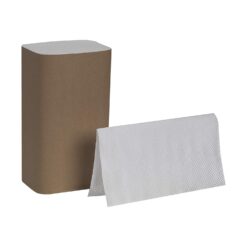 Pacific Blue Basic S-Fold Recycled Paper Towels (Previously Branded Envision) by GP PRO (Georgia-Pacific), White, 20904, 250 Towels Per Pack, 16 Packs Per Case