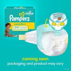  Pampers Swaddlers Diapers - Size 3, 136 Count, Ultra Soft  Disposable Baby Diapers : Baby