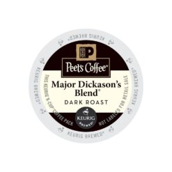 Peet's Coffee & Tea Coffee Major Dickason's Blend K-Cup Portion Pack for Keurig K-Cup Brewers, 88 Count
