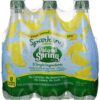 Poland Spring Brand Sparkling Natural Spring Water, Lemon 16.9-ounce plastic bottles, 24 Count