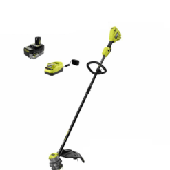 RYOBI P20190 ONE+ HP 18V Brushless Whisper Series 15 in. Cordless Battery String Trimmer with 6.0 Ah Battery and Charger