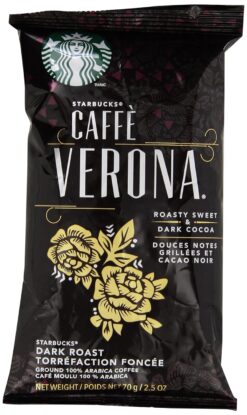 Starbucks 11018192 Coffee Cafe Verona 2.5oz Packet 18/Box