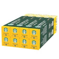 Starbucks Espresso Blonde Roast 80 Count Nespresso Compatible Pods for Nespresso Original Line System Only