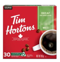 Tim Hortons K-cup Decaf Coffee 30 Count