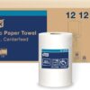 Tork Basic Centerfeed Paper Wiper White M2, High Absorbency, 6 x 600 Sheets, 121201