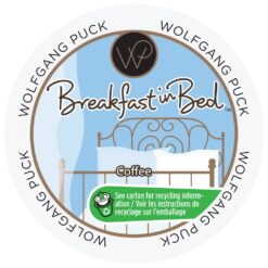 Wolfgang Puck Breakfast in Bed Coffee Single Serve Cups for Keurig, 48 Count