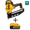 DEWALT DCN660BW205 20V MAX XR Lithium-Ion 16-Gauge Cordless Angled Nailer and (1) 20V MAX XR 5.0Ah Lithium-Ion Battery