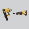 DEWALT DCN21PLBW382B 20V MAX XR Lithium-Ion Cordless Brushless 2-Speed 21° Plastic Collated Framing Nailer & Brushless Recip Saw (Tools Only)