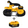DEWALT DCS371BW205 20V MAX Cordless Band Saw and (1) 20V MAX XR Premium Lithium-Ion 5.0Ah Battery