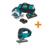 Makita XSH06PT-XVJ03Z 18V X2 LXT Lithium-Ion (36V) Brushless Cordless 7-1/4 in. Circular Saw Kit 5.0Ah with 18V LXT Jigsaw